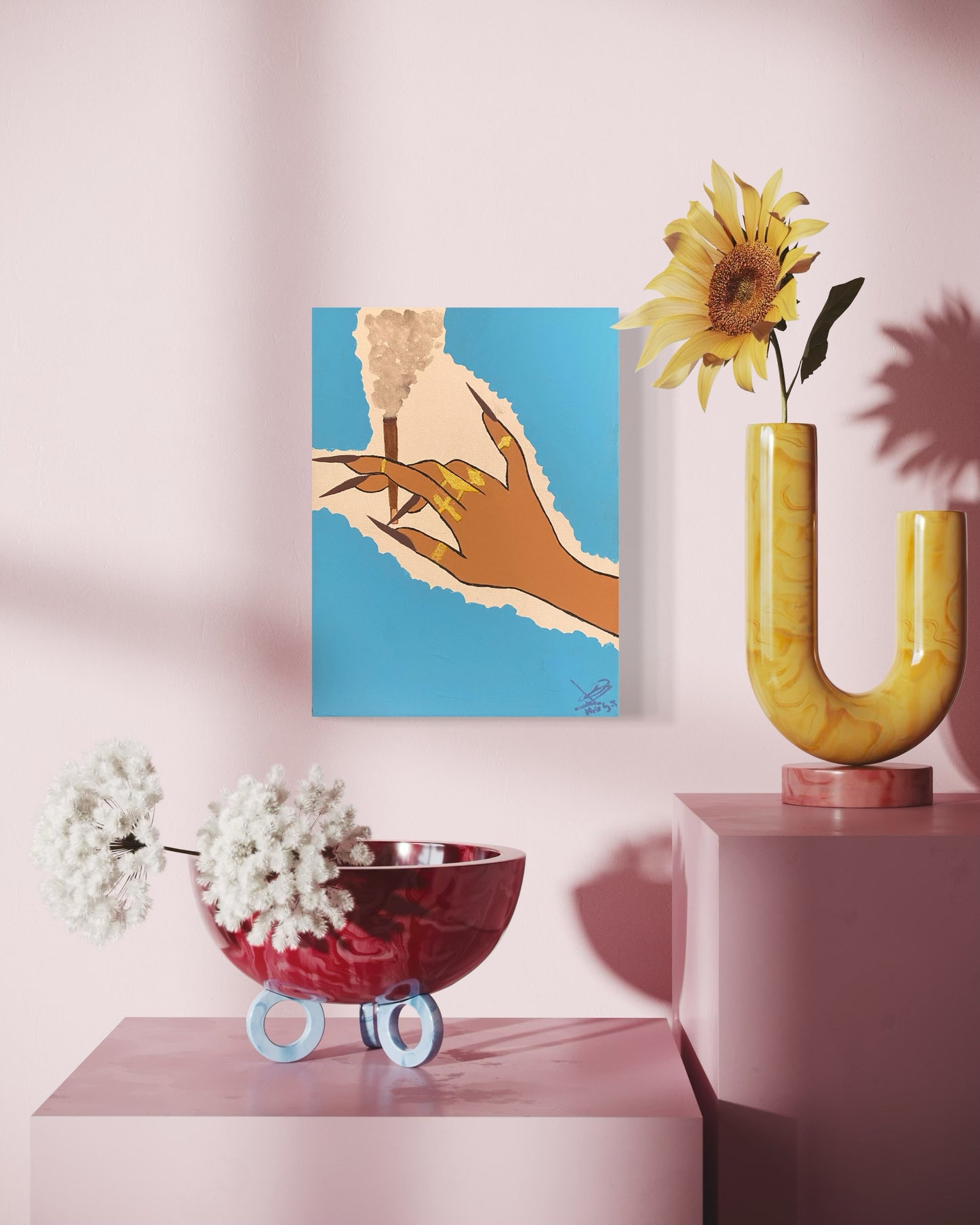 Flower - Acrylic on Canvas