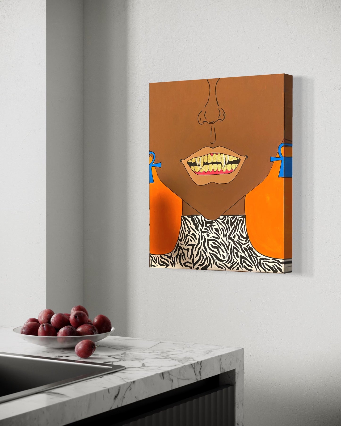 Grillz - Acrylic on Canvas
