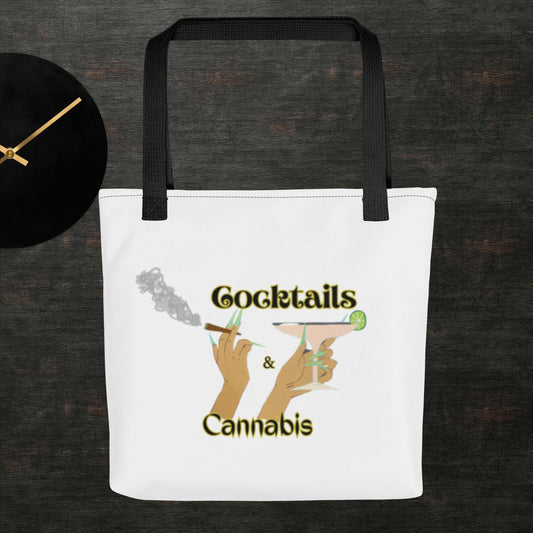 Cocktails & Cannabis Tote bag
